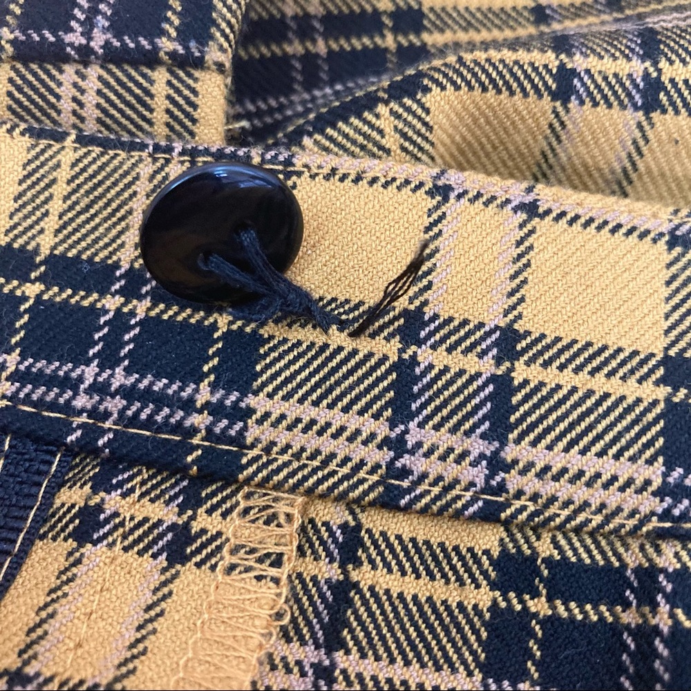 BB Dakota Yellow and Black Plaid Mini Skirt - Picture 6 of 10